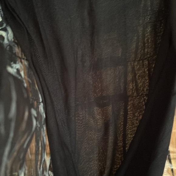 Pretty Angel Whimsygoth Animal Print Blouse – Size S – Silk Blend Y2K grunge - Picture 16 of 17